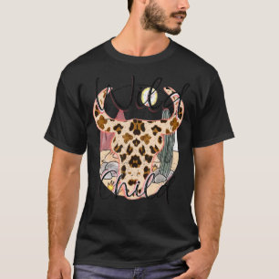 Camiseta Boho Bull Caveira Wild Child Desert Cactus Western