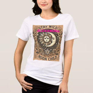 Camiseta Boho Celestial "Filho da Lua-Shine" - Mís