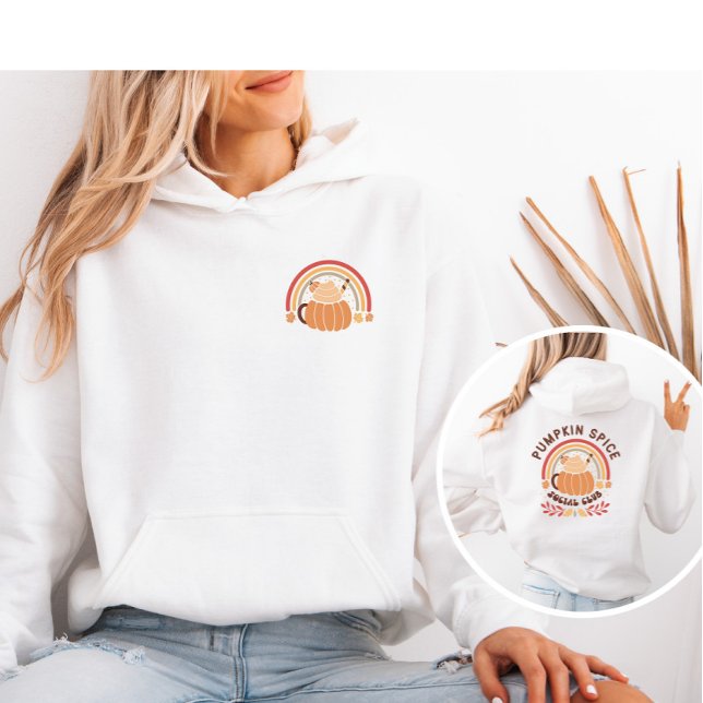 Camiseta Boho Chic Pumpkin Spice Club (Criador carregado)