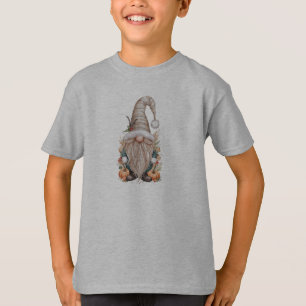 Camiseta Boho Christmas gongo em pé num manto de abóbora e