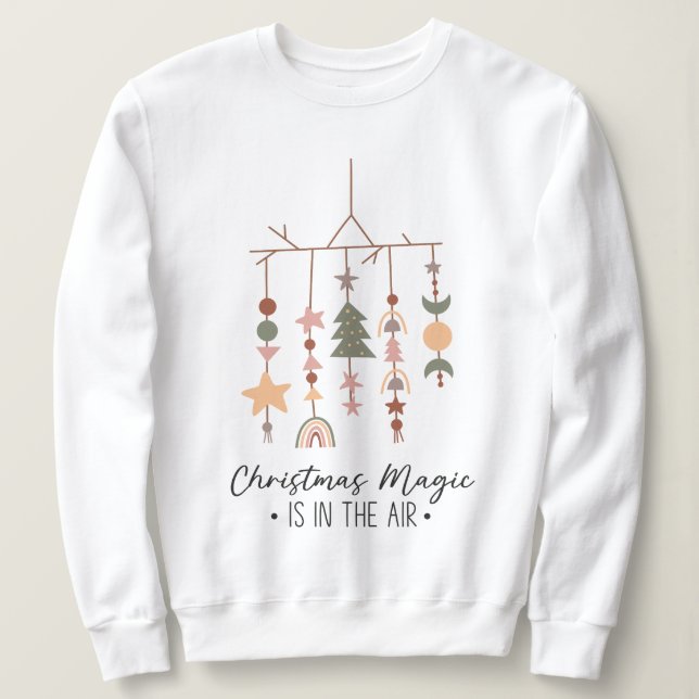 Camiseta Boho Christmas Magic FEST Holiday (Frente do Design)