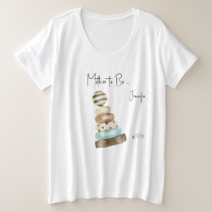 Camiseta boho de maternidade para chá de bebê Tama