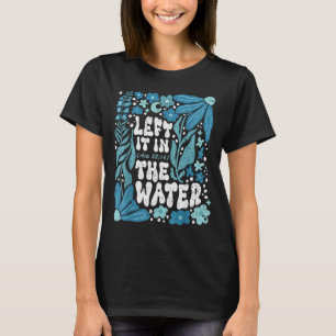Camiseta Boho Deixou na Água Batismo Cristão Batizado