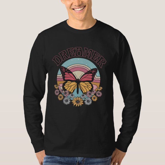 Camiseta Boho Dreamer Butterfly Butterfly  Apparel (Frente)