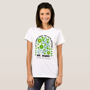 Camiseta Boho Floral - A Consciência Gastroparese Seja gent