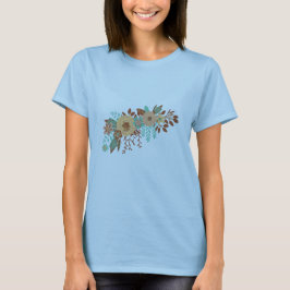 Camiseta Boho Floral Feminino 