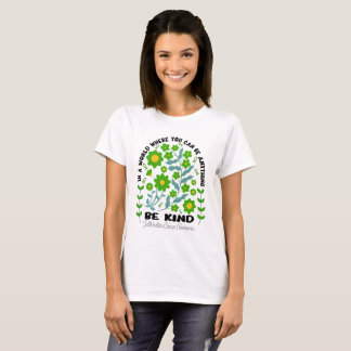 Camiseta Boho Floral Gallbadder Cancer Be Kind