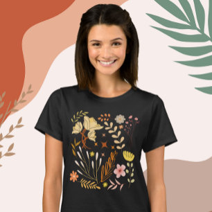 Camiseta Boho Floral Inspirado