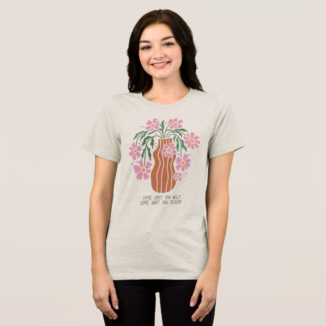 Camiseta Boho Floral Quotes (Frente Completa)