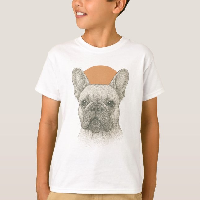 Camiseta Boho French Bulldog  (Frente)