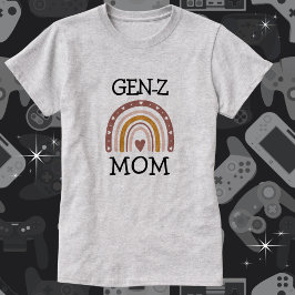 Camiseta BOHO "GEN-Z" Mãe Arco-Íris
