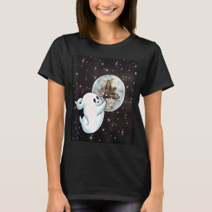 Camiseta Boho Ghost Witchy Luna Moth Retro Moon Wiccan Hall