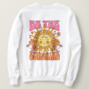 Camiseta Boho Hippie anos 70 Vibes Gráficos Positivos