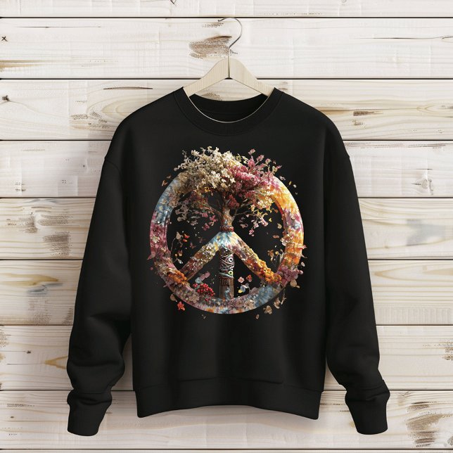 Camiseta Boho Hippie Sinal de Paz (Criador carregado)