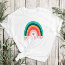 Boho Mama Arco-íris Moderno Cores Brilhantes Tendê