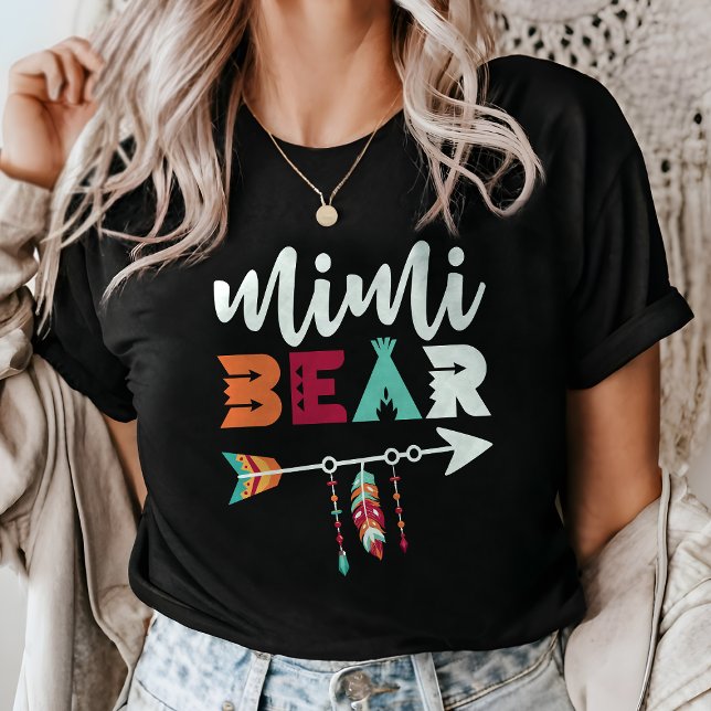 Camiseta Boho Mimi Bear Avó (Criador carregado)