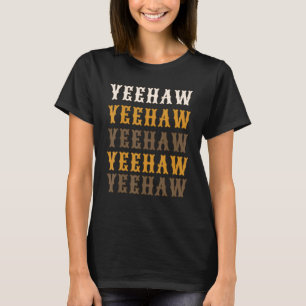 Camiseta Boho Oeste Selvagem Rodeio Ocidental Yeehaw Cowgir