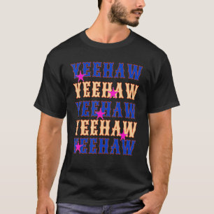 Camiseta Boho Oeste Selvagem Rodeio Ocidental Yeehaw Cowgir