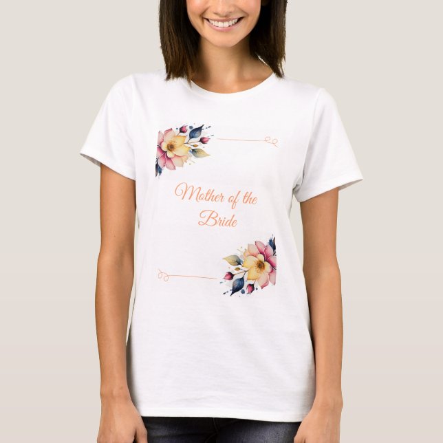 Camiseta Boho Peachy Floral (Frente)