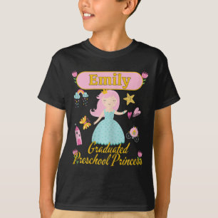 Camiseta Boho Princesa Emily 2026 Pré-Escolar Personalizado