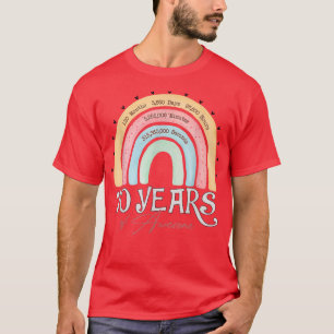Camiseta Boho Rainbow 10º Aniversário 10 Anos De Pecado Fan