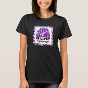 Camiseta Boho Rainbow Epilepsy Awarness Day Warrivio Survio