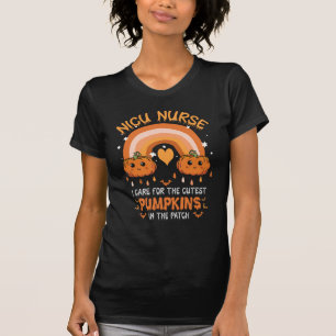 Camiseta Boho Rainbow NICU Enfermeira Cutest Pumpkins O Pat