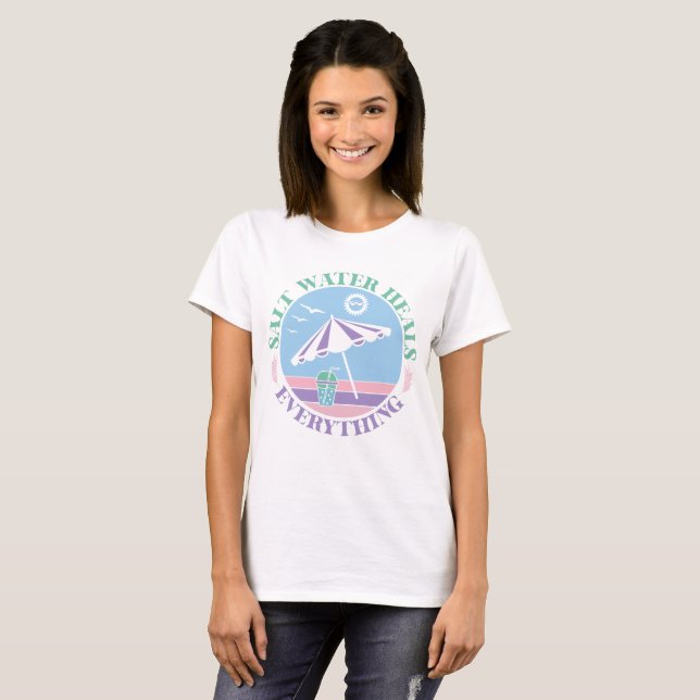 Camiseta Boho Retro Summer (Frente Completa)
