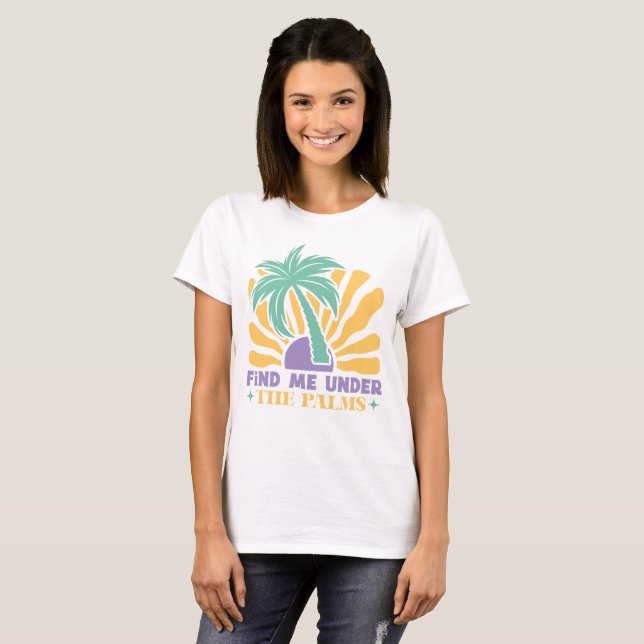 Camiseta Boho Retro Summer (Frente Completa)