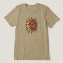 Boho Retro Sun e Moon Unisex