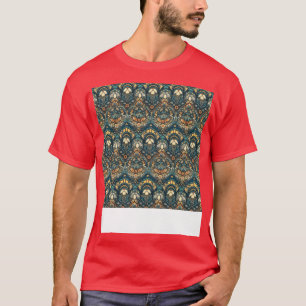 Camiseta Boho Seamless Pattern Bohemian Hippie Gypsy Flower