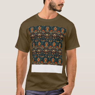 Camiseta Boho Seamless Pattern Bohemian Hippie Gypsy Flower