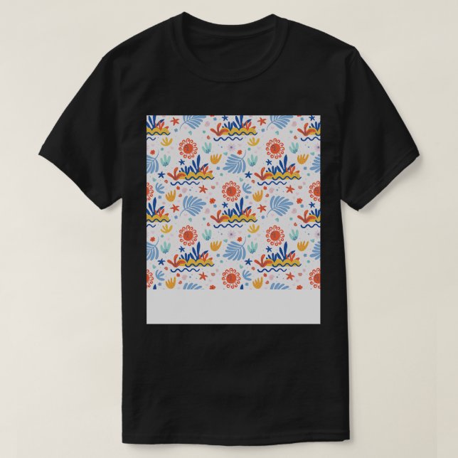 Camiseta Boho Summer, padrão TSirt (Frente do Design)