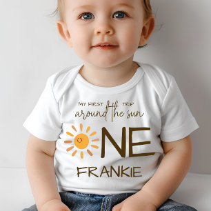 Camiseta Boho Summer Primeira Viagem Em Torno Do Sol Aniver