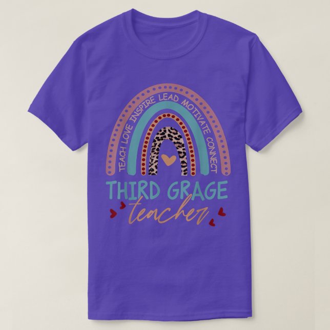 Camiseta Boho Teach Love inspira professor do terceiro grau (Frente do Design)