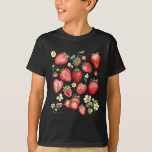 Camiseta Boho Vintage Strawberry Festival Gift Para Berry F