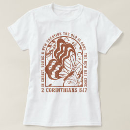 Camiseta Boho Você É Uma Nova Oração Cristã De Criação