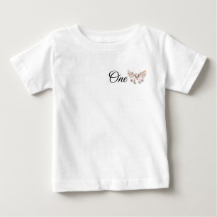 Camiseta Boho Wildflower Floral Baby Birthday