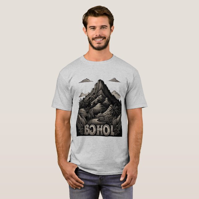 Camiseta Bohol Chocolate Hills (Frente Completa)