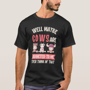 Camiseta Boi de gado fofo Dizer para boi  Boi personalizado