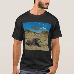 Camiseta BOI NOVILHO novilha diz MEH sem mugir na fazenda