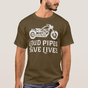 Camiseta Boias sonoras Salvem Presente de Motocicleta de Bi