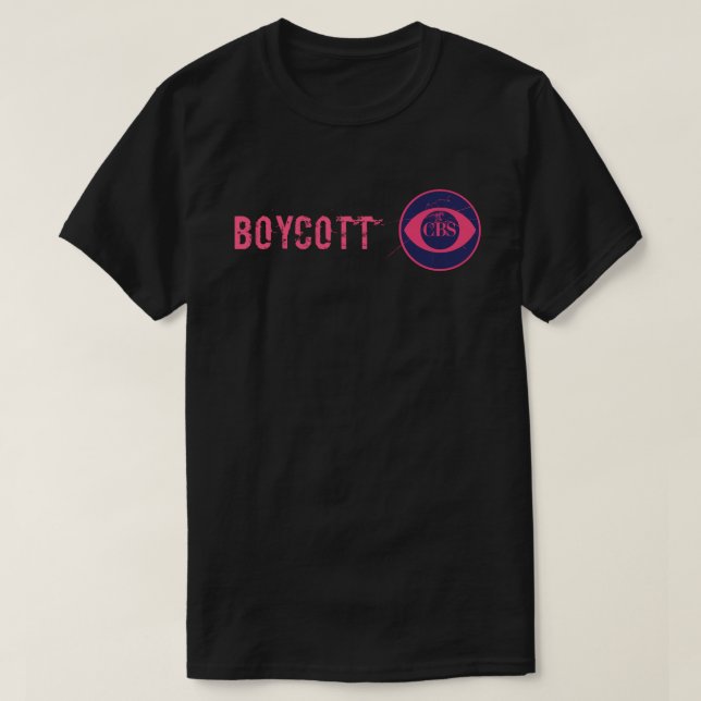 Camiseta Boicotar CBS (Frente do Design)