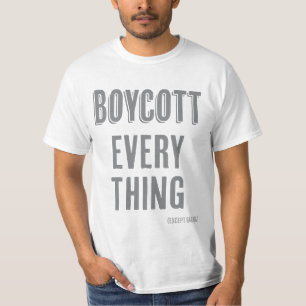 Camiseta Boicote tudo (exceto bacon)