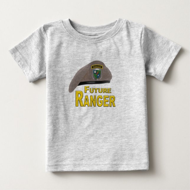 Camiseta Boina de Futuro Ranger Adoravelmente Fofo (Frente)
