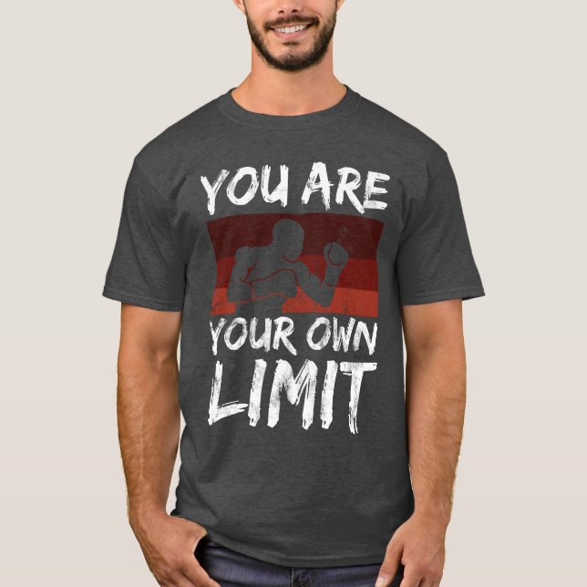 Camiseta Boing Sport Saying You Are Your Limit Mindset frie (Frente)
