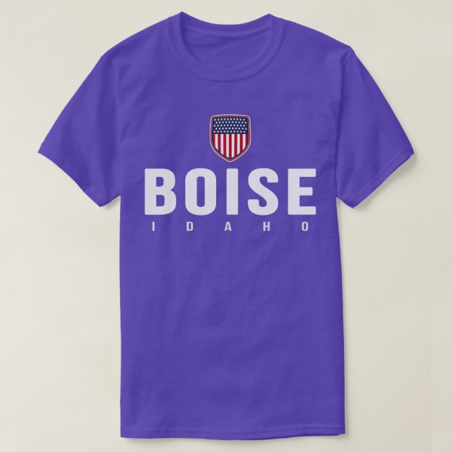 Camiseta Boise Idaho Souvenir Gift (Frente do Design)