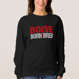 Camiseta Boise Nascer E Bred Idaho Hometown Estado B