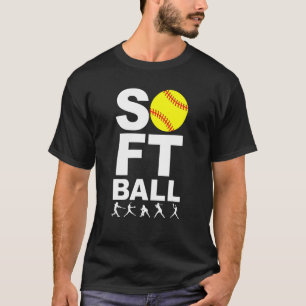 Camiseta Bola Amarela de SOFTBALL com Bateria, Ponta