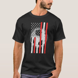 Camiseta Bola Americana De Futebol Bandeira 4 De Julho Pl